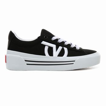 Damske Tenisky Vans Staple Sid NI Čierne/Biele VA38PQDXF